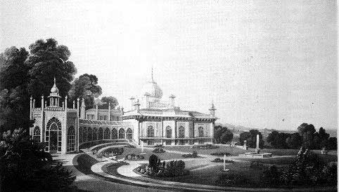 South front of Mansion and Conservatory